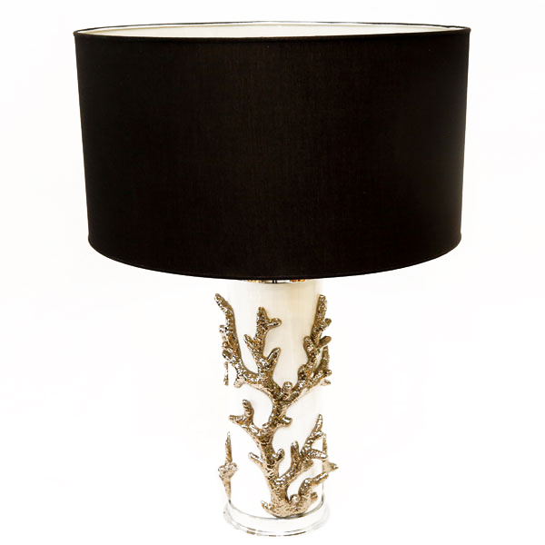 Msquare Gallery Product Lamp Madrepore Platimium Blk Shade