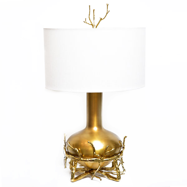 Msquare Gallery Product Fat Brass Twig Table Lamp