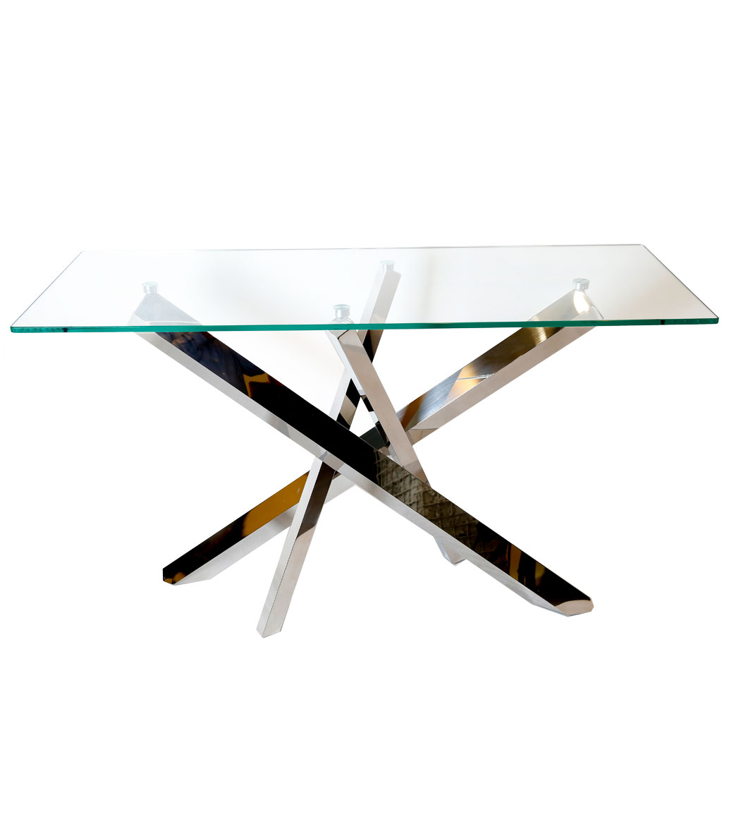 Msquare Gallery item Console  baguette plateau verre