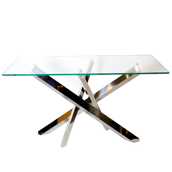 Msquare Gallery Product Console  baguette plateau verre