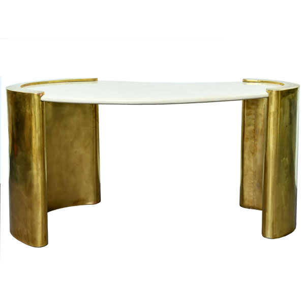 Msquare Gallery Product Console Laiton & Marbre XXe siècle