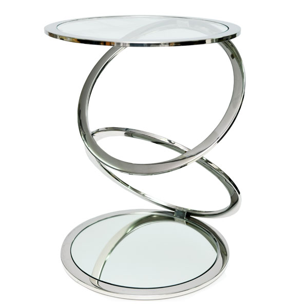 Msquare Gallery Product Gueridon naja inox miroir argent