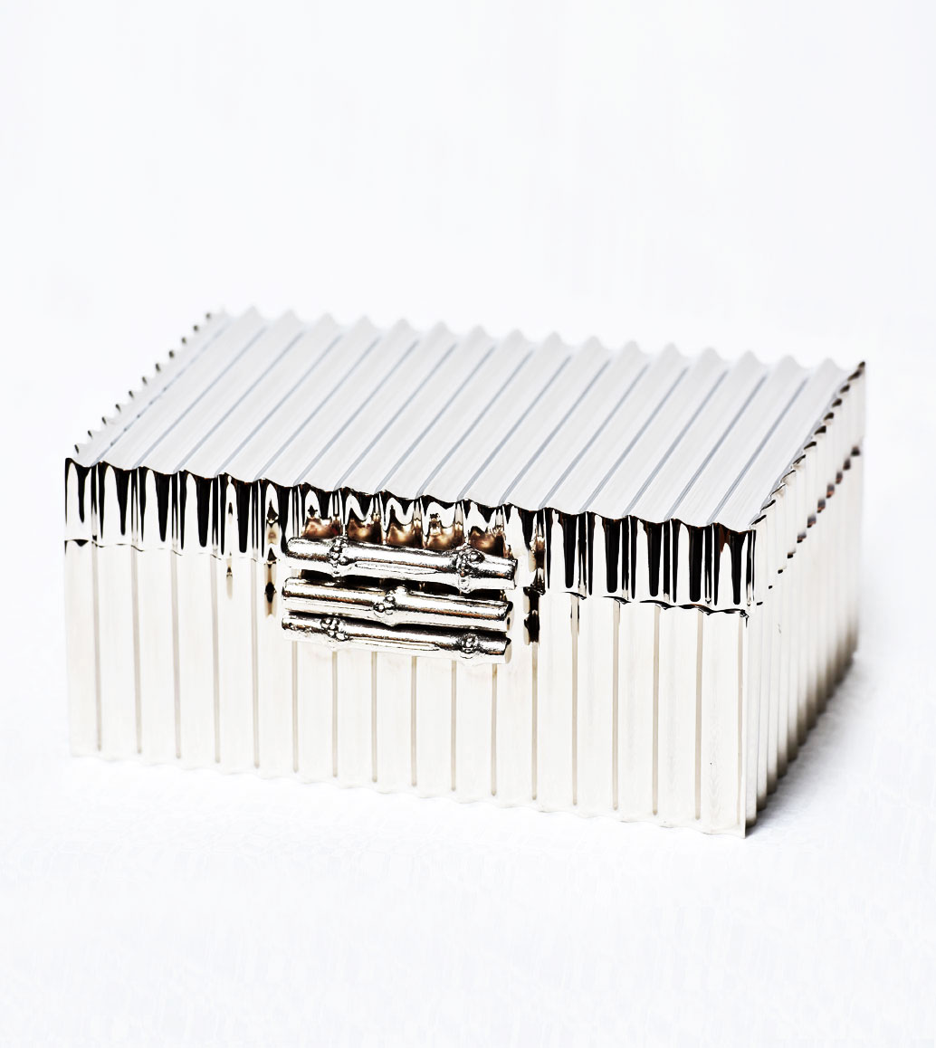 Msquare Gallery item Corrugated Bamboo Box Nickle S
