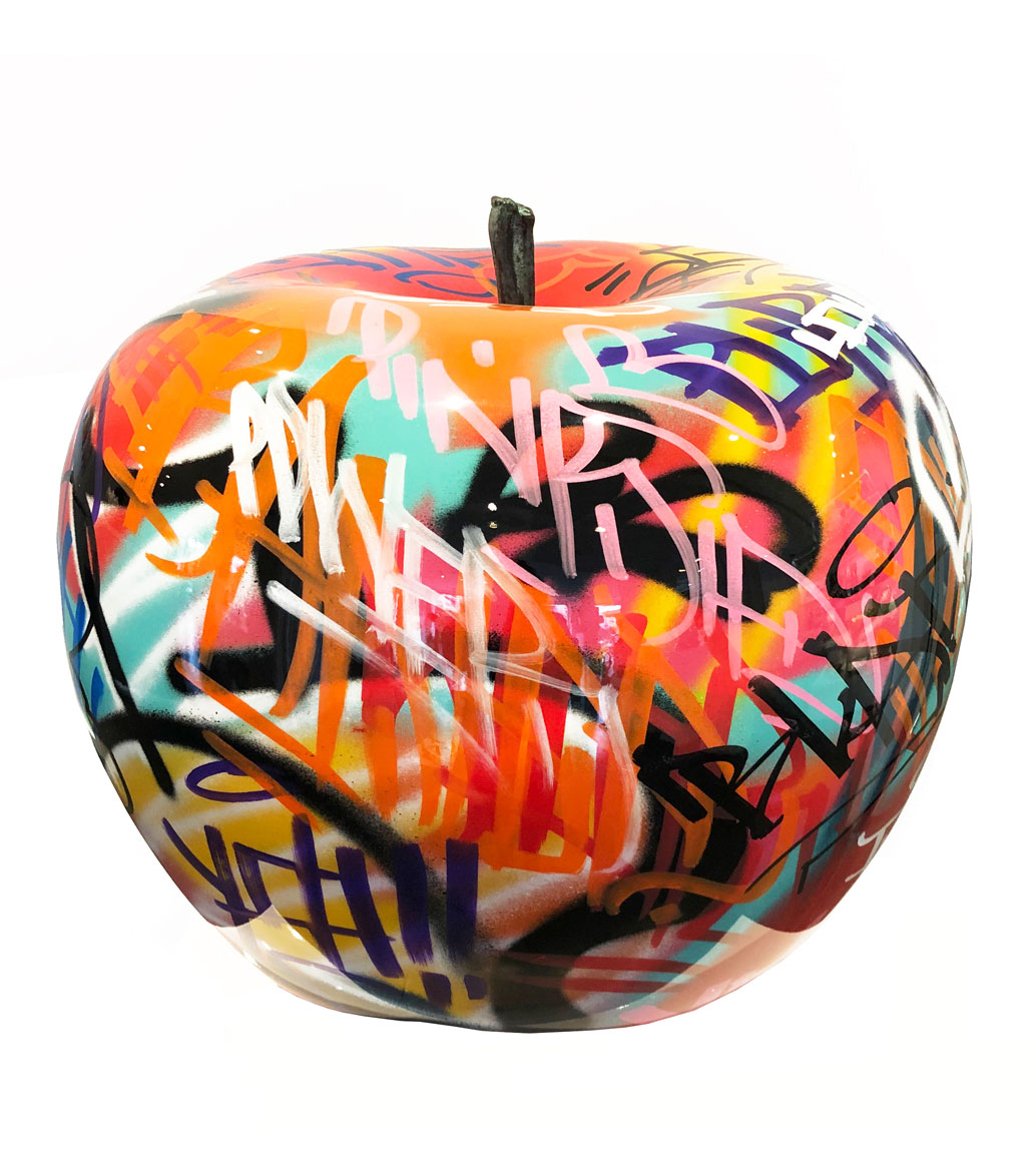 Msquare Gallery item Polyresin Graffiti Apple