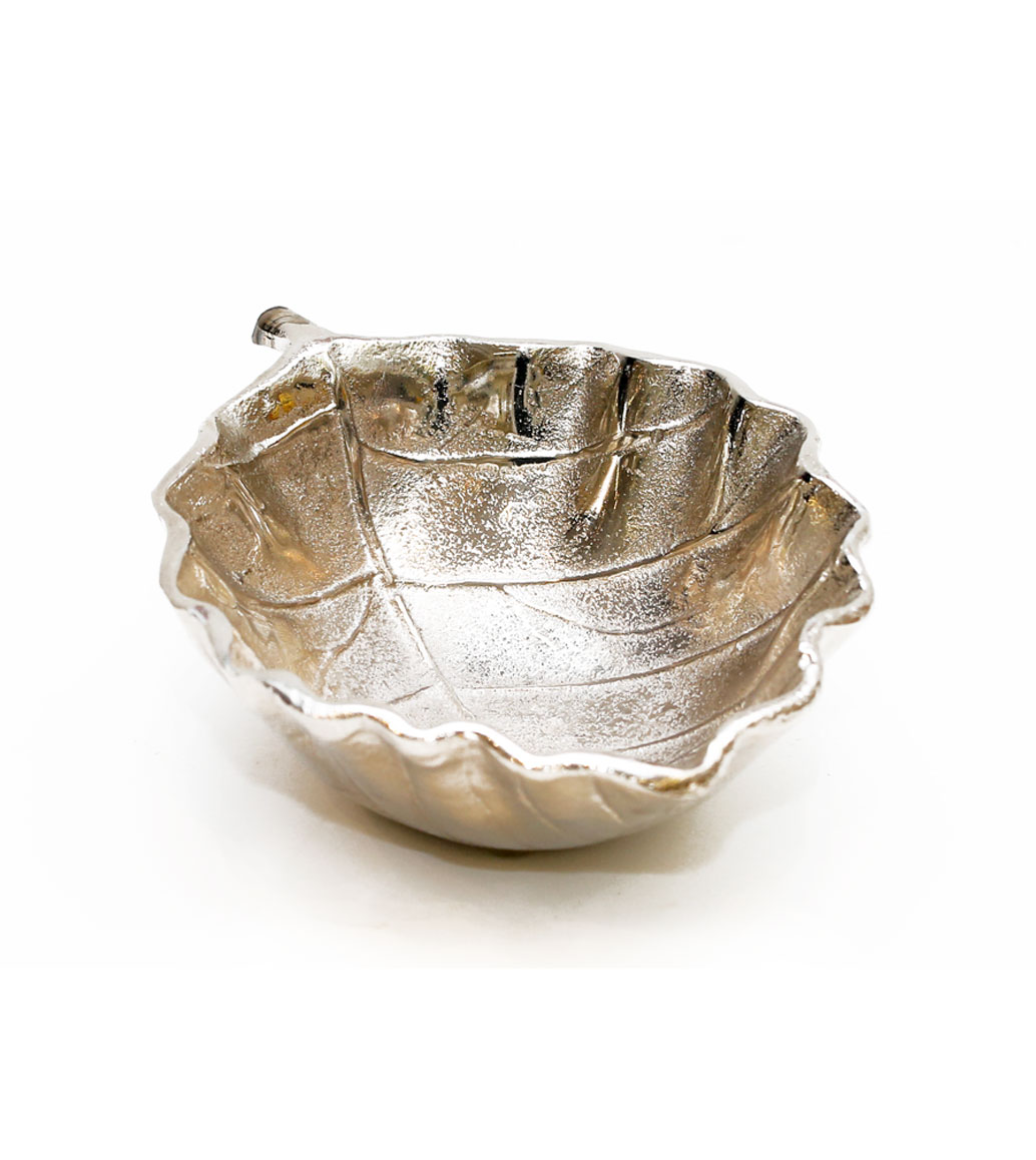Msquare Gallery item Bowl Silver Leaf Design 3