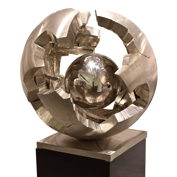 Msquare Gallery Product Sculpture Inox Sphere de Guillaume Roche
