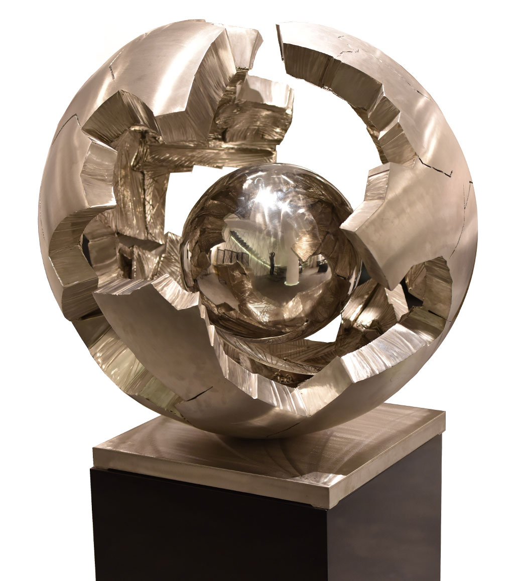 Msquare Gallery item Sculpture Inox Sphere de Guillaume Roche