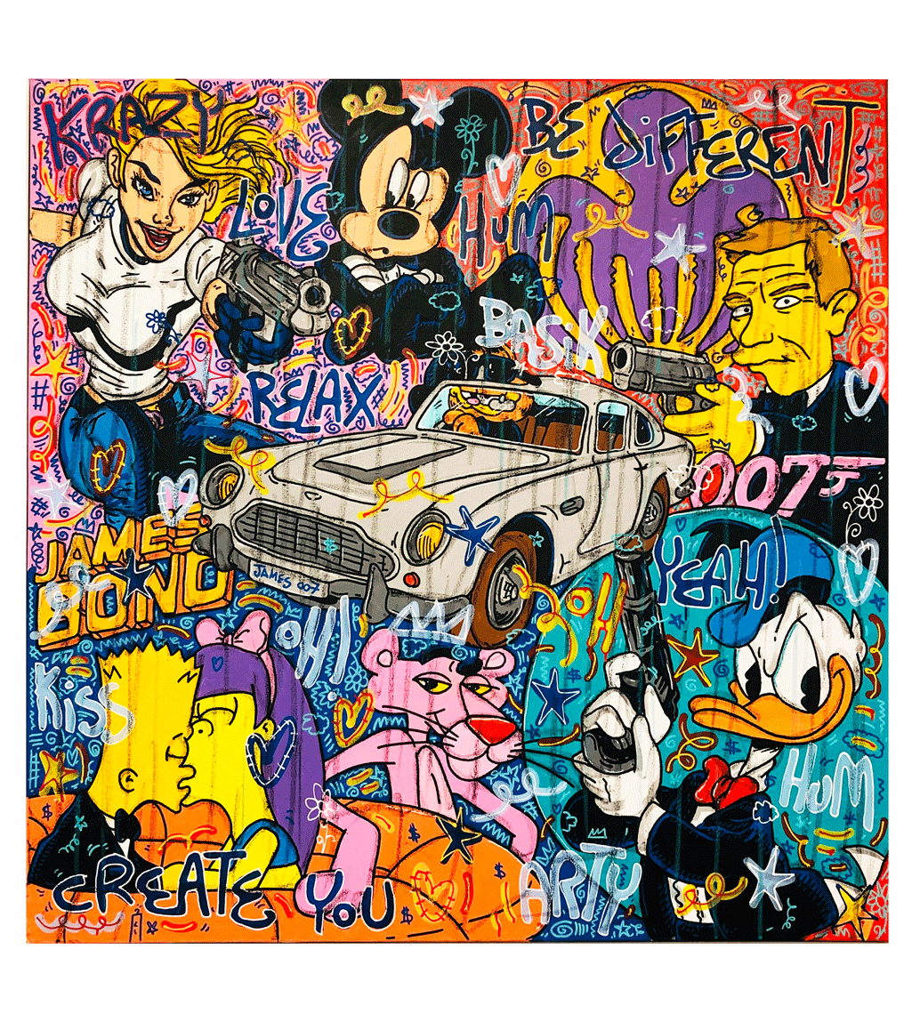 Msquare Gallery item Krazy James  Rico Sab 120*120cm