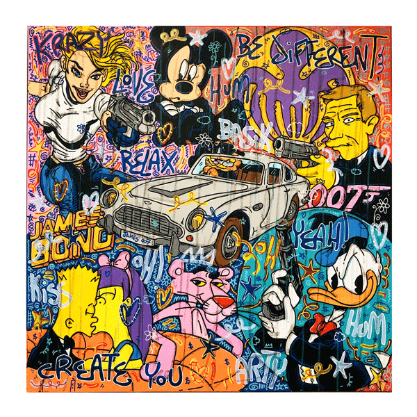 Msquare Gallery Product Krazy James  Rico Sab 120*120cm