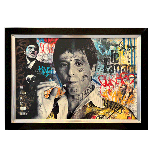 Msquare Gallery Product Romaric - Al Pacino - Victoria 467.111 Noir/Argent  60x90 cm