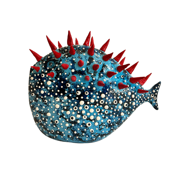 Msquare Gallery Product Blue/Red StudsFish
