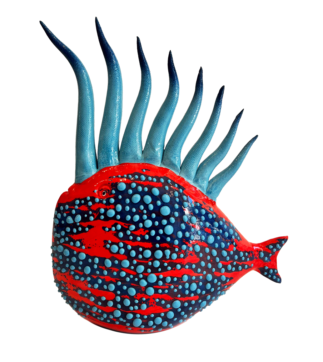 Msquare Gallery item Red/Blue Punk Fish